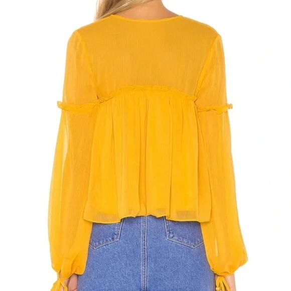 TULAROSA Delphine Ruffle Top - Picture 2 of 3